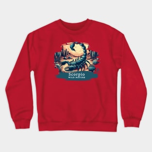 Scorpio - WILD NATURE - SCORPIO -6 Crewneck Sweatshirt